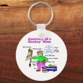 Anatomie der Hockey-Mama Schlüsselkette Schlüsselanhänger (Vorderseite)