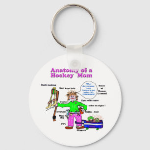 Anatomie der Hockey-Mamaschlüsselkette Schlüsselanhänger