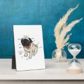 Anatomie der Hundekarte des Mops Fotoplatte (Seite)