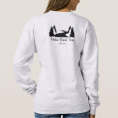 Anatomie der Kaschmir-Ziege - das Sweatshirt der (Rückseite)