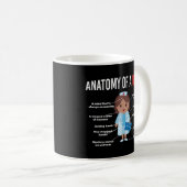 Anatomie der Krankenschwester Kaffeetasse (VorderseiteRechts)
