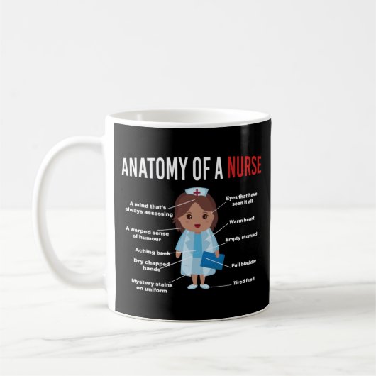 Anatomie der Krankenschwester Kaffeetasse (Links)
