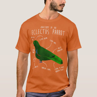 Anatomie der männlichen Eclectus T-Shirt