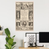 Anatomie der Melancholie 1621 Psychologische Studi Poster (Heimbüro)