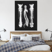 Anatomie der menschlichen Wirbelsäule Große Leinwa Leinwanddruck (Insitu (Schlafzimmer))