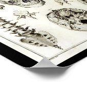 Anatomie der menschlichen Wirbelsäule Poster (Ecke)