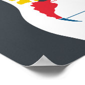 Anatomie der menschlichen Wirbelsäule Poster (Ecke)