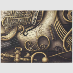 Anatomie der Musikreihe Design 5 Seidenpapier