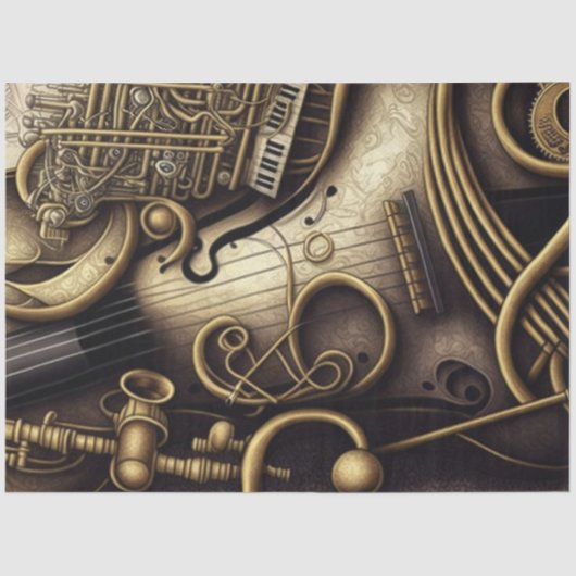 Anatomie der Musikreihe Design 5 Seidenpapier (Vorderseite)