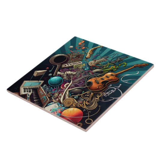 Anatomie der Musiksammlung Fliese (Seite)