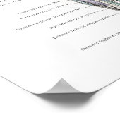 Anatomie der Muskeln Vorder-und Rückseite Poster (Ecke)