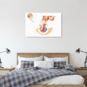 Anatomie der Pituitarlandschaft Leinwanddruck (Insitu (Schlafzimmer))