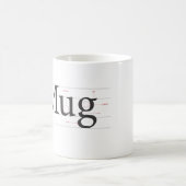 "Anatomie der Tasse" Tasse (Mittel)