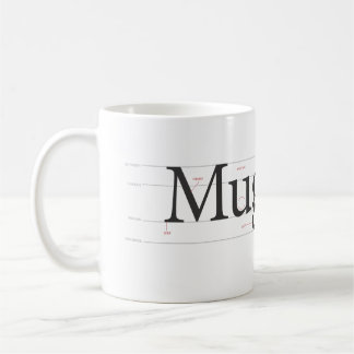 "Anatomie der Tasse" Tasse