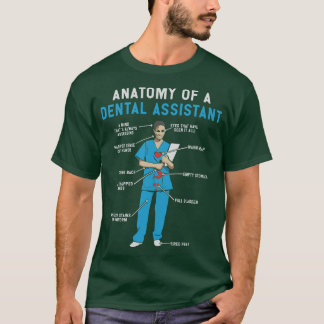 Anatomie der Zahnärztin Thirt und Gifts Funny T-Shirt