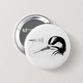 Anatomie der Zunge Button (Vorne & Hinten)