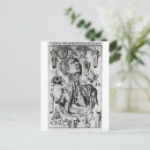 Anatomie des Atmungssystems Postkarte (Stehend Vorderseite)