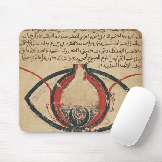 Anatomie des Auges, von einem Buch auf Mousepad (Mit Mouse)
