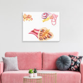 Anatomie des Cochleaidschnitts im menschlichen Ohr Leinwanddruck (Insitu (Wohnzimmer))