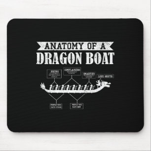 Anatomie des Drachenbootrennens Liebhaber Boote Re Mousepad