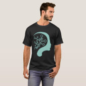 Anatomie des Gehirns Anatomische botanische Anatom T-Shirt (Vorne ganz)