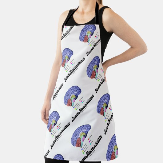 Anatomie des Gehirns im Team Neurowissenschaft Att Schürze (InSitu)