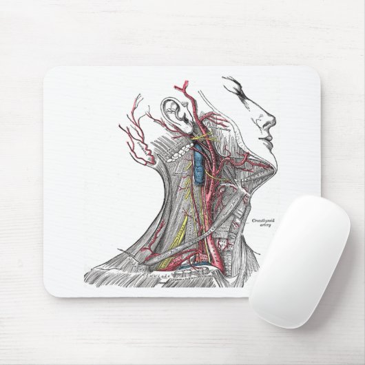 Anatomie des Halses Mousepad (Mit Mouse)