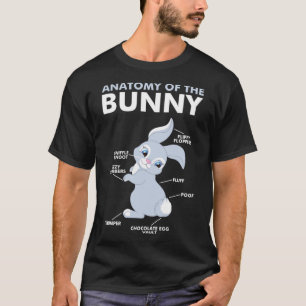 Anatomie des Hasen-Kaninchens T-Shirt