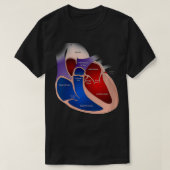 Anatomie des Herzens T-Shirt (Design vorne)