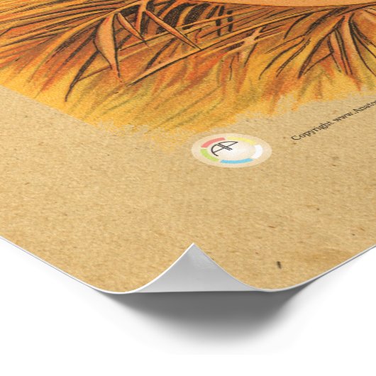 Anatomie des Hühnenhennens Poster (Ecke)