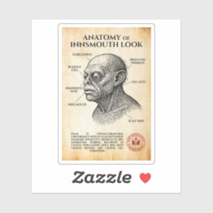Anatomie des Innsmouth Look - interne Hinweise, 19 Aufkleber
