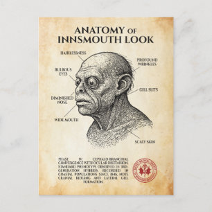Anatomie des Innsmouth Look - interne Hinweise, 19 Feiertagspostkarte