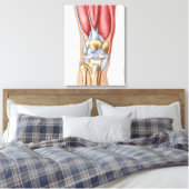 Anatomie des Kniegelenks Leinwanddruck (Insitu (Schlafzimmer))