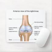 Anatomie des Kniegelenks Mousepad (Mit Mouse)