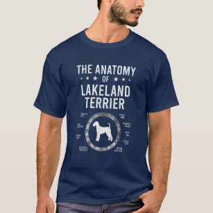 Anatomie des Lakeland Terrier Dog Lover T-Shirt