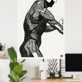 Anatomie des Menschen 4 Poster (Heimbüro)