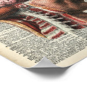 Anatomie des menschlichen Gehirns Poster (Ecke)