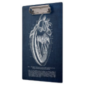 Anatomie des menschlichen Herzens Innenansicht Klemmbrett (Links)