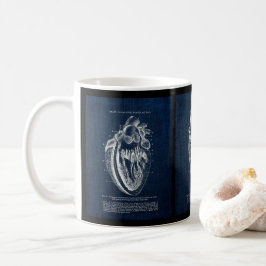 Anatomie des menschlichen Herzens Kaffeetasse