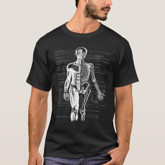 Anatomie des menschlichen Körpers T-Shirt (Vorderseite)