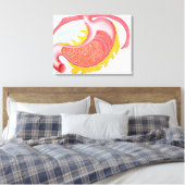 Anatomie des menschlichen Magens Leinwanddruck (Insitu (Schlafzimmer))