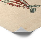 Anatomie des menschlichen Muskels 1841 Print Poster (Ecke)