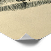 Anatomie des menschlichen Nackens 1902 Vintag Poster (Ecke)