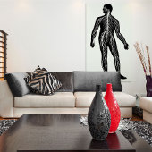 Anatomie des menschlichen Nervensystems Poster