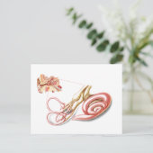 Anatomie des menschlichen Ohrs, membranöses Labyri Postkarte (Stehend Vorderseite)