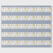 Anatomie des menschlichen Schädels illustrierte Um Geschenkpapier (Flach)