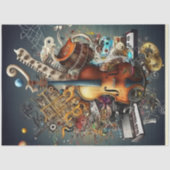 Anatomie des Musikreihen-Designs 10 Seidenpapier (Vorderseite)