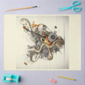 Anatomie des Musikreihen-Designs 2 Seidenpapier (Basteln)