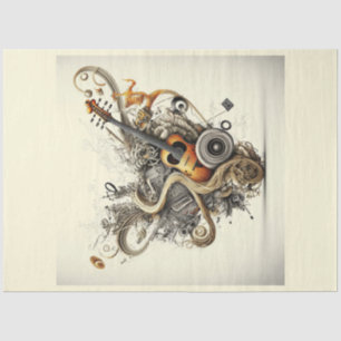 Anatomie des Musikreihen-Designs 2 Seidenpapier