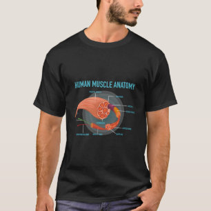 Anatomie des Muskels T-Shirt